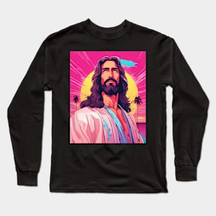 Jesus Christ Love God with All Your Heart & Soul Long Sleeve T-Shirt